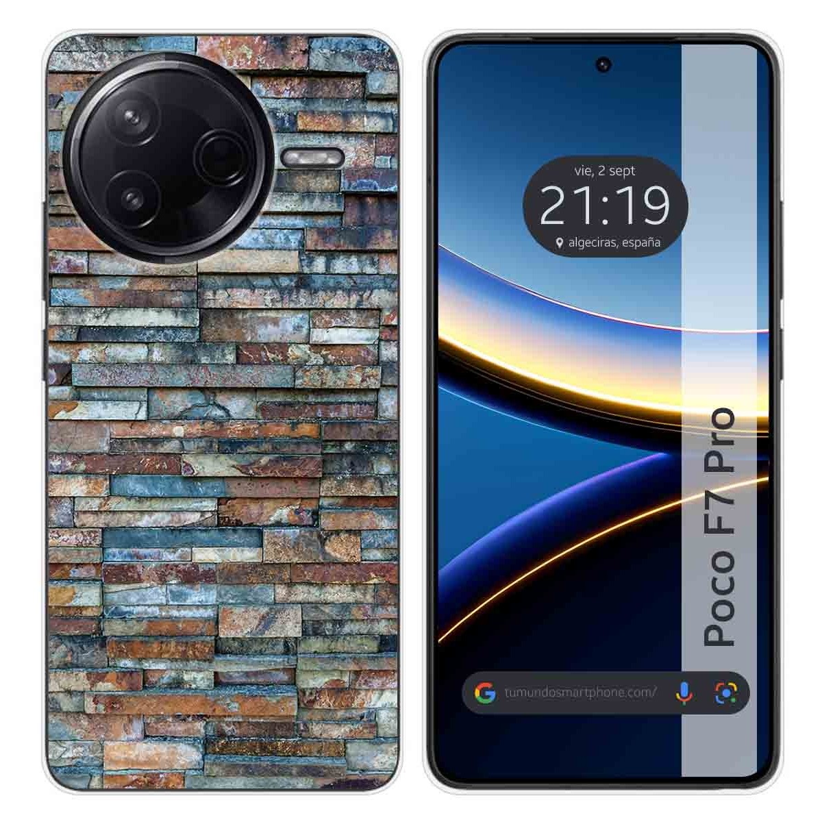 Funda Silicona para Xiaomi Poco F7 Pro 5G diseño Ladrillo 05 Dibujos