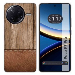 Funda Silicona para Xiaomi Poco F7 Pro 5G diseño Madera 09 Dibujos