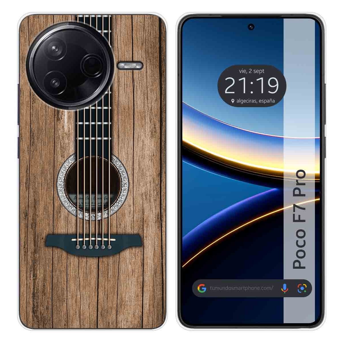 Funda Silicona para Xiaomi Poco F7 Pro 5G diseño Madera 11 Dibujos