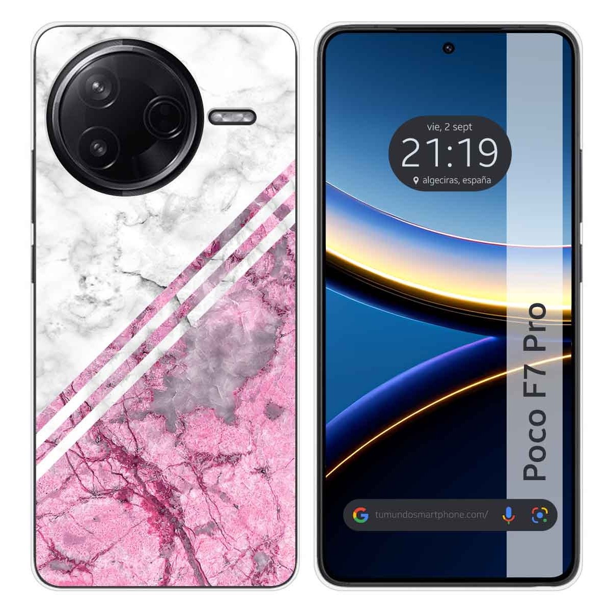 Funda Silicona para Xiaomi Poco F7 Pro 5G diseño Mármol 03 Dibujos