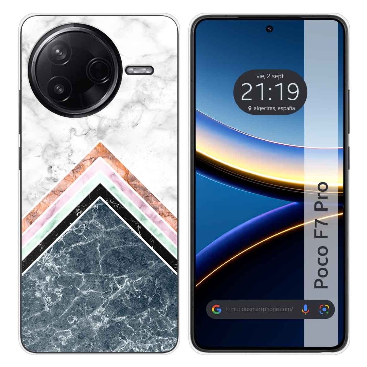Funda Silicona para Xiaomi Poco F7 Pro 5G diseño Mármol 05 Dibujos