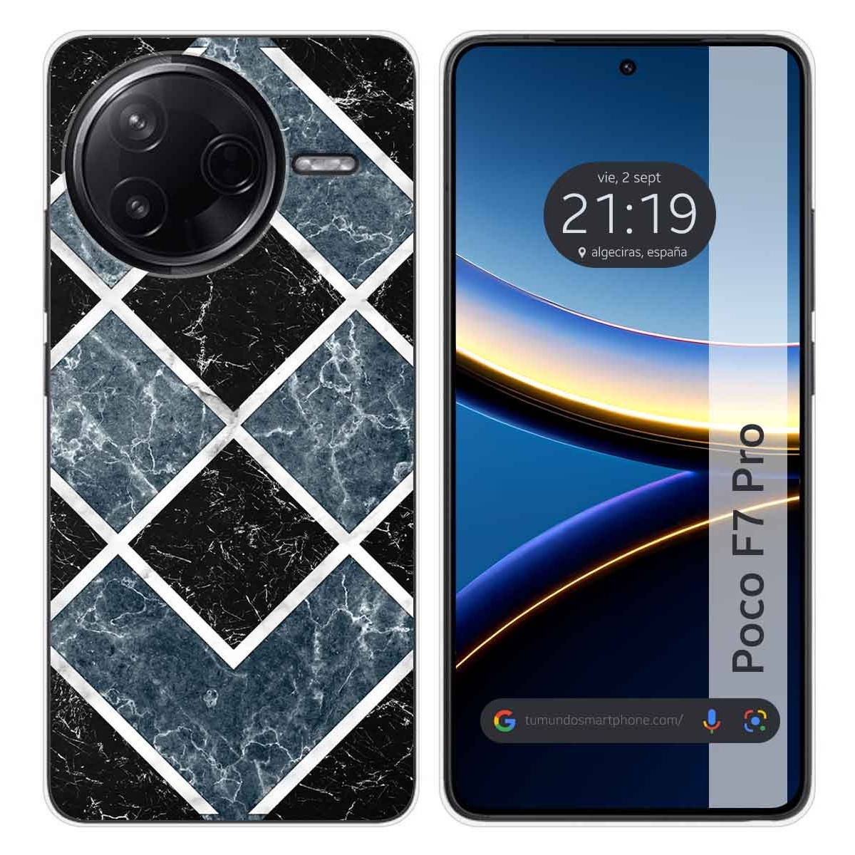 Funda Silicona para Xiaomi Poco F7 Pro 5G diseño Mármol 06 Dibujos