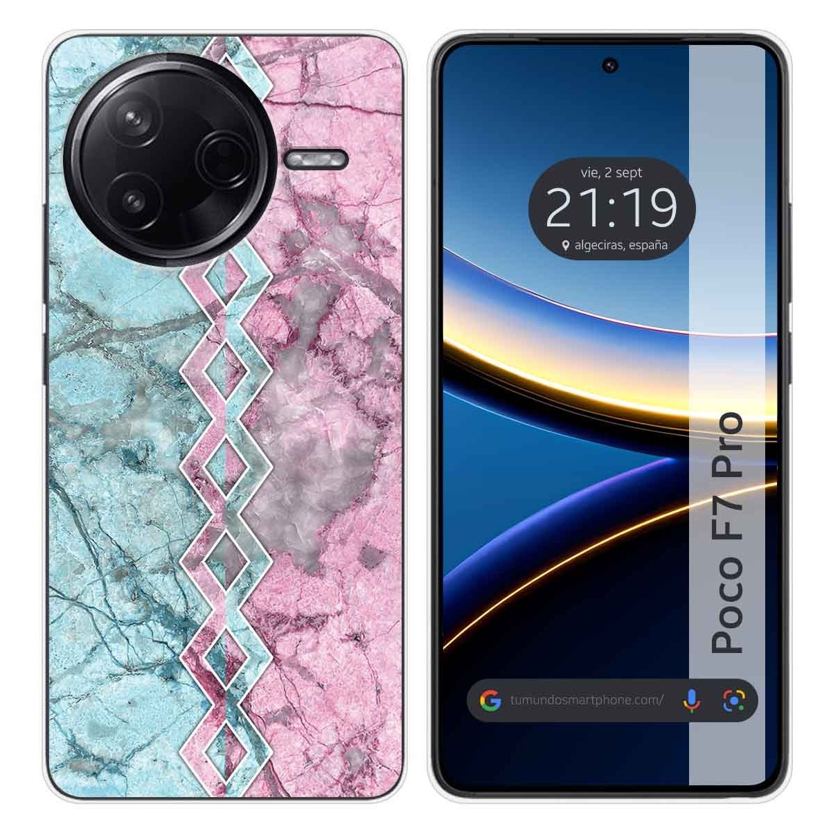 Funda Silicona para Xiaomi Poco F7 Pro 5G diseño Mármol 08 Dibujos