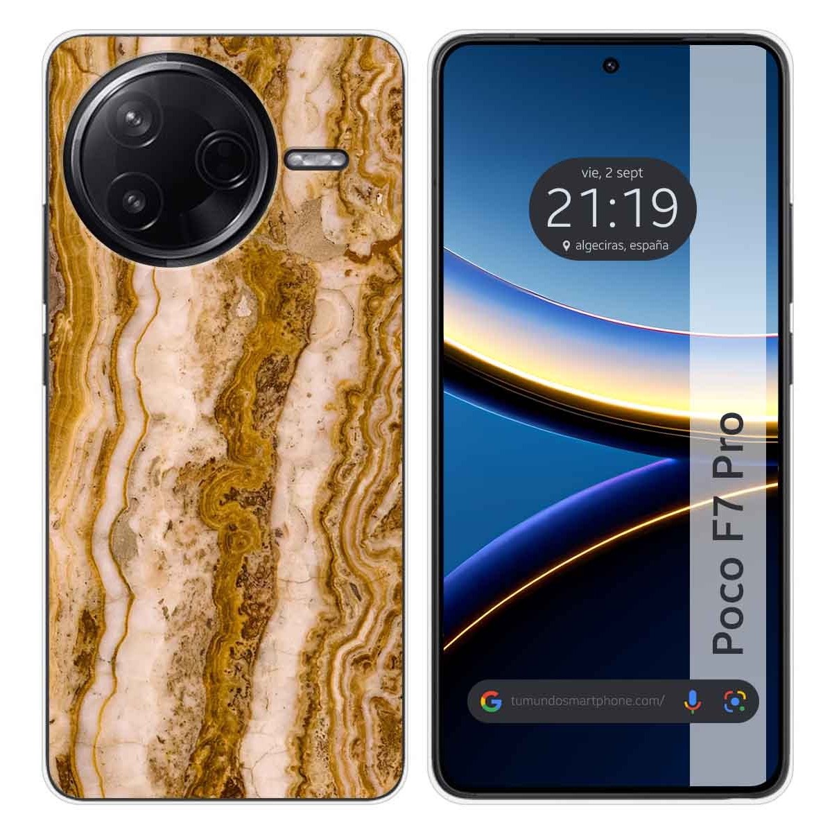 Funda Silicona para Xiaomi Poco F7 Pro 5G diseño Mármol 10 Dibujos