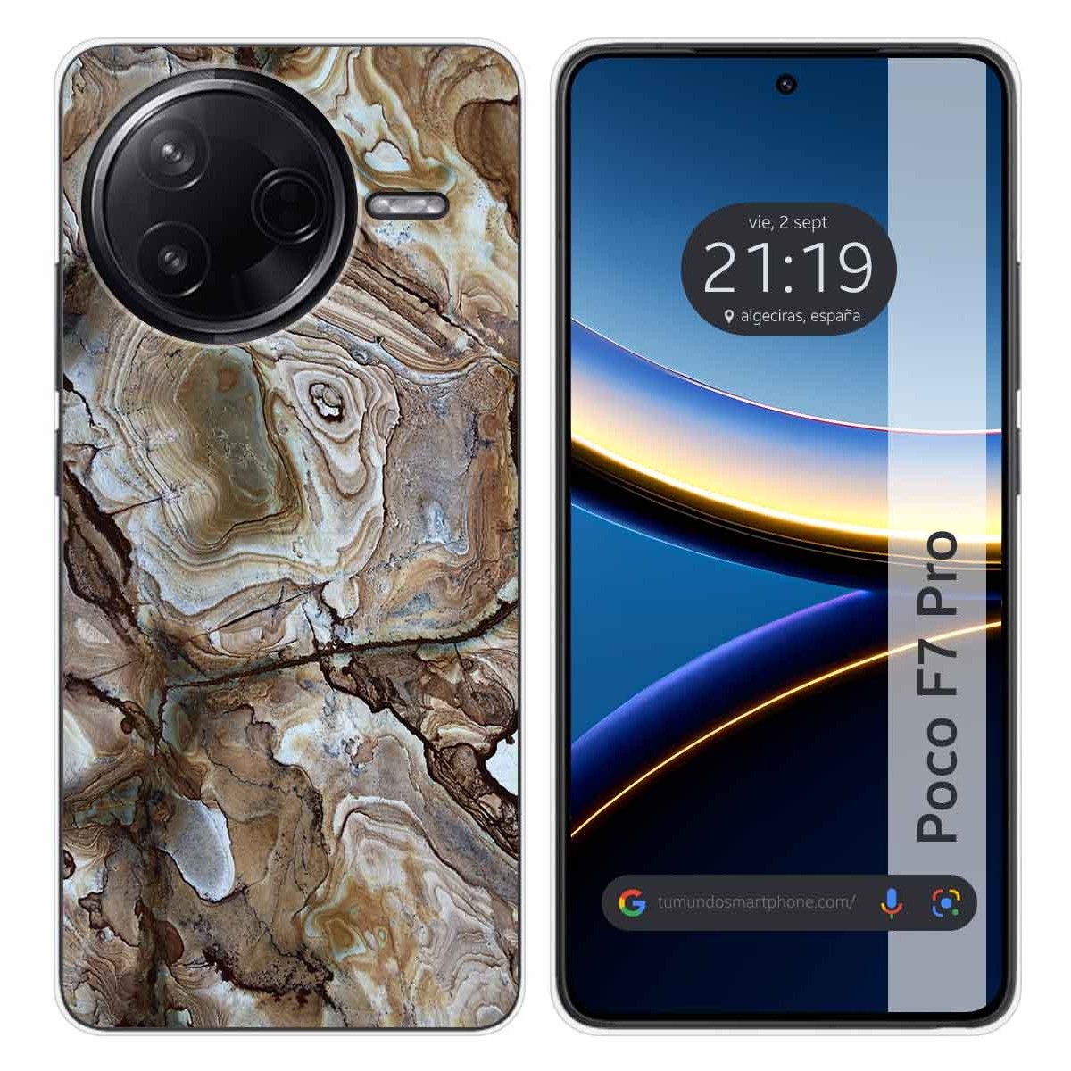Funda Silicona para Xiaomi Poco F7 Pro 5G diseño Mármol 14 Dibujos