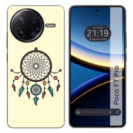 Funda Silicona para Xiaomi Poco F7 Pro 5G diseño Atrapasueños Dibujos