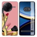 Funda Silicona para Xiaomi Poco F7 Pro 5G diseño Brochas Dibujos