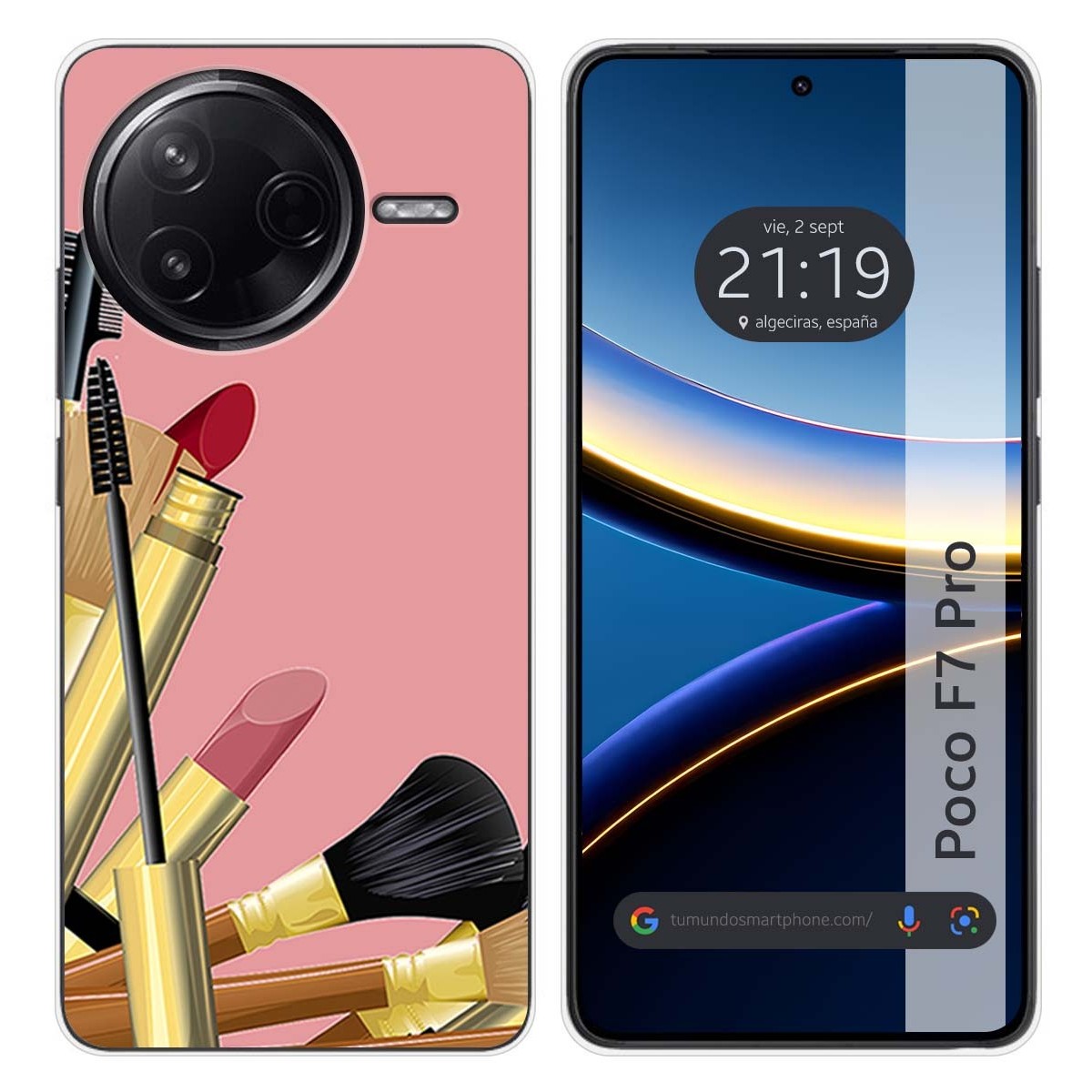 Funda Silicona para Xiaomi Poco F7 Pro 5G diseño Brochas Dibujos