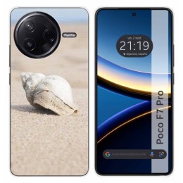 Funda Silicona para Xiaomi Poco F7 Pro 5G diseño Concha Dibujos