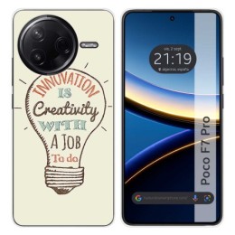 Funda Silicona para Xiaomi Poco F7 Pro 5G diseño Creativity Dibujos