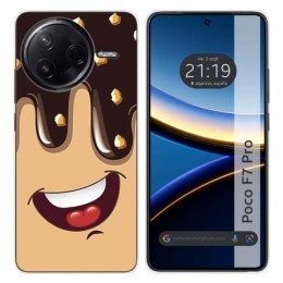 Funda Silicona para Xiaomi Poco F7 Pro 5G diseño Helado Chocolate Dibujos