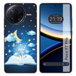 Funda Silicona para Xiaomi Poco F7 Pro 5G diseño Libro Cuentos Dibujos