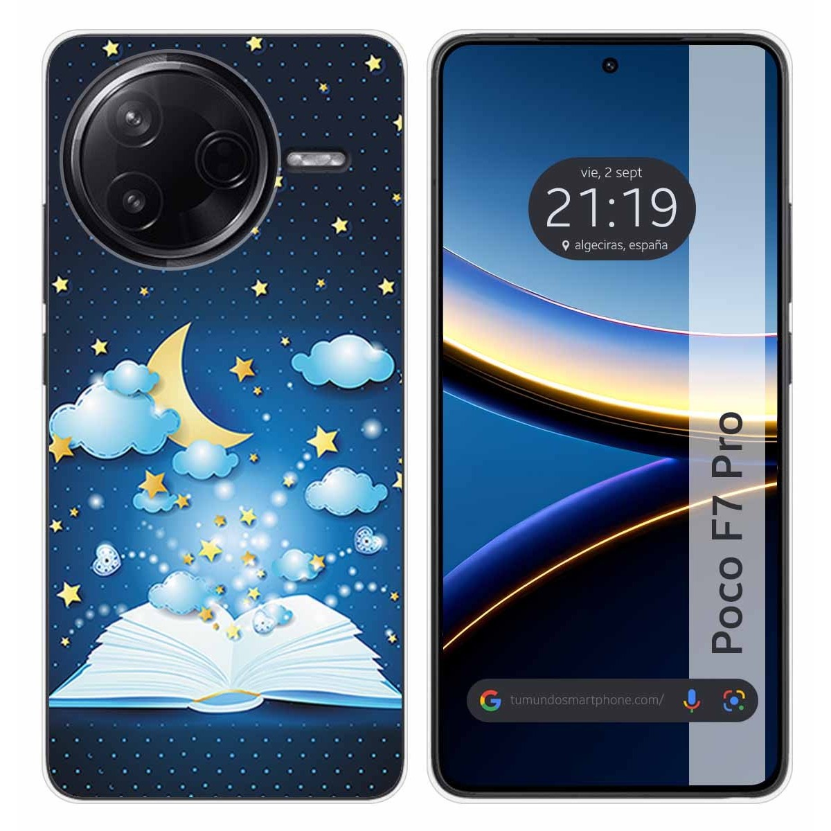 Funda Silicona para Xiaomi Poco F7 Pro 5G diseño Libro Cuentos Dibujos