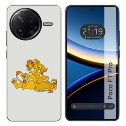 Funda Silicona para Xiaomi Poco F7 Pro 5G diseño Leones Dibujos