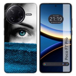 Funda Silicona para Xiaomi Poco F7 Pro 5G diseño Ojo Dibujos
