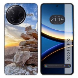 Funda Silicona para Xiaomi Poco F7 Pro 5G diseño Sunset Dibujos