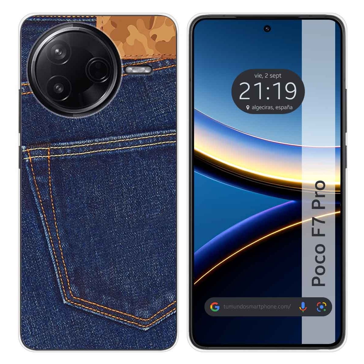 Funda Silicona para Xiaomi Poco F7 Pro 5G diseño Vaquero Dibujos