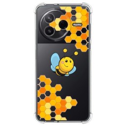 Funda Silicona Antigolpes para Xiaomi Poco F7 Pro 5G diseño Abeja Dibujos