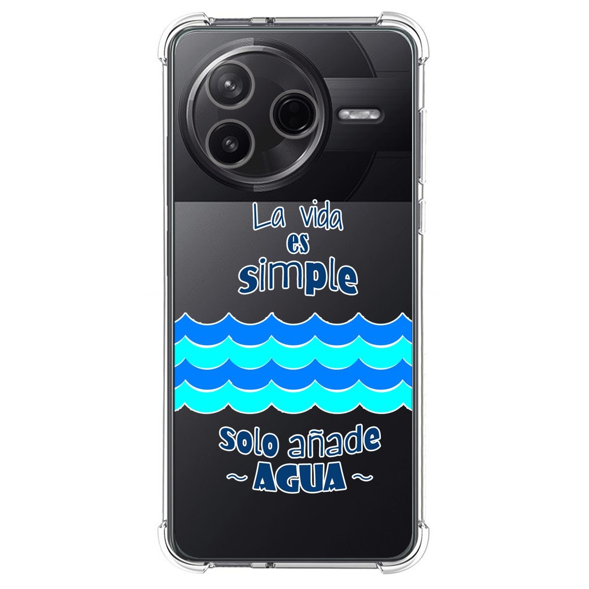Funda Silicona Antigolpes para Xiaomi Poco F7 Pro 5G diseño Agua Dibujos
