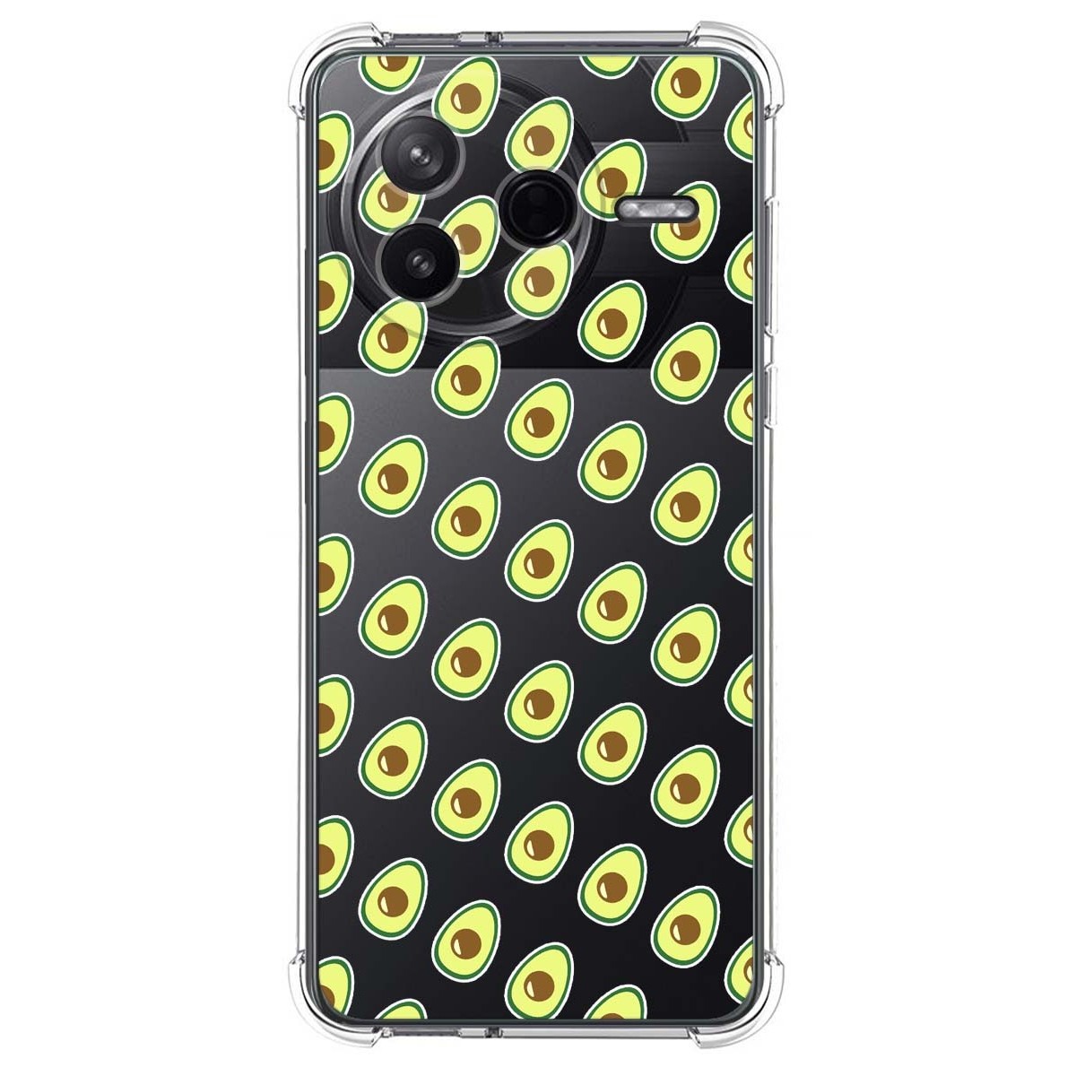 Funda Silicona Antigolpes para Xiaomi Poco F7 Pro 5G diseño Aguacate Dibujos