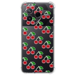 Funda Silicona Antigolpes para Xiaomi Poco F7 Pro 5G diseño Cerezas Dibujos