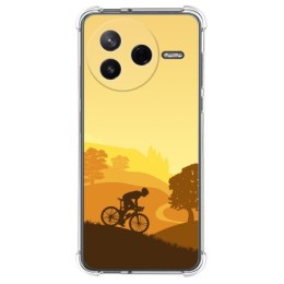 Funda Silicona Antigolpes para Xiaomi Poco F7 Pro 5G diseño Ciclista Dibujos