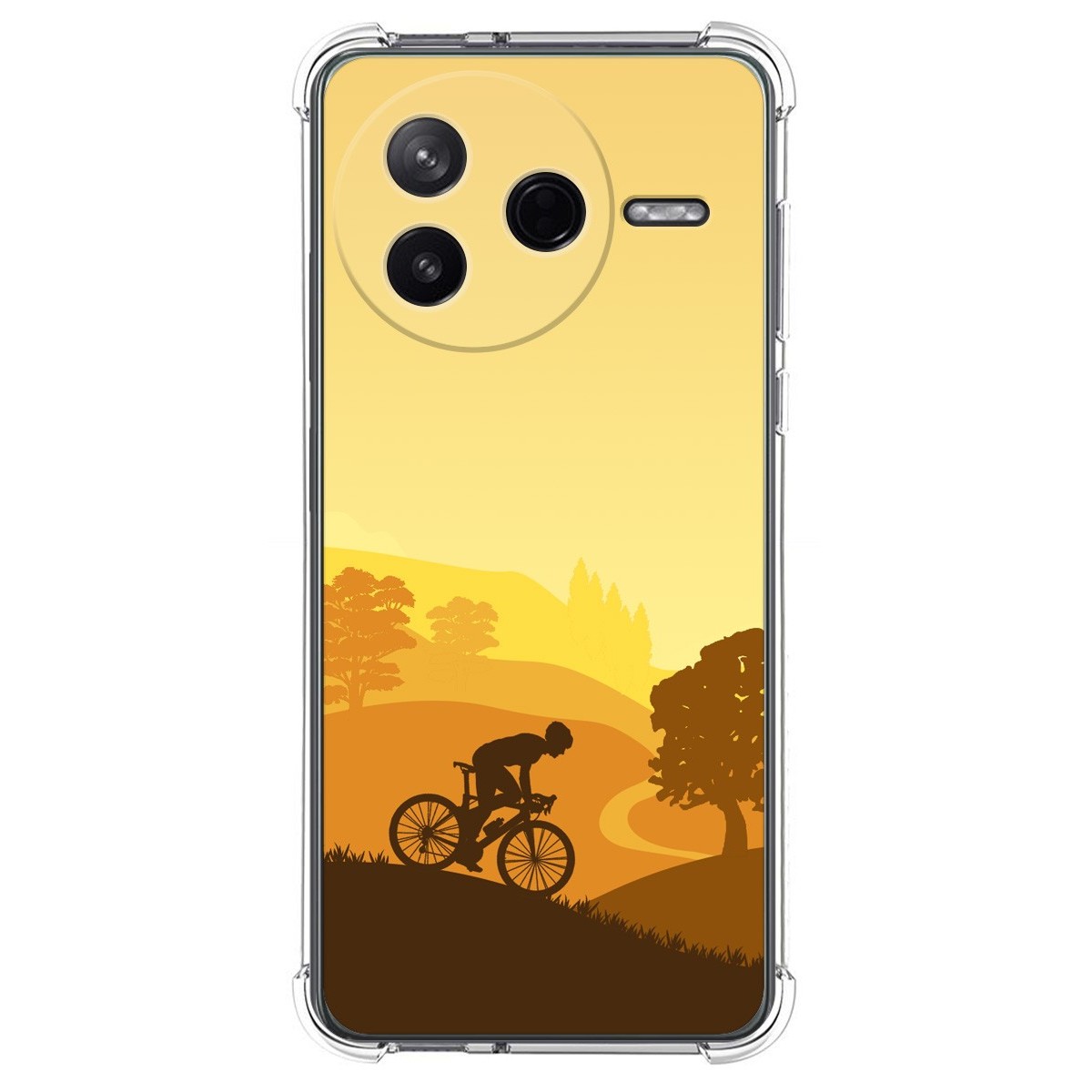Funda Silicona Antigolpes para Xiaomi Poco F7 Pro 5G diseño Ciclista Dibujos