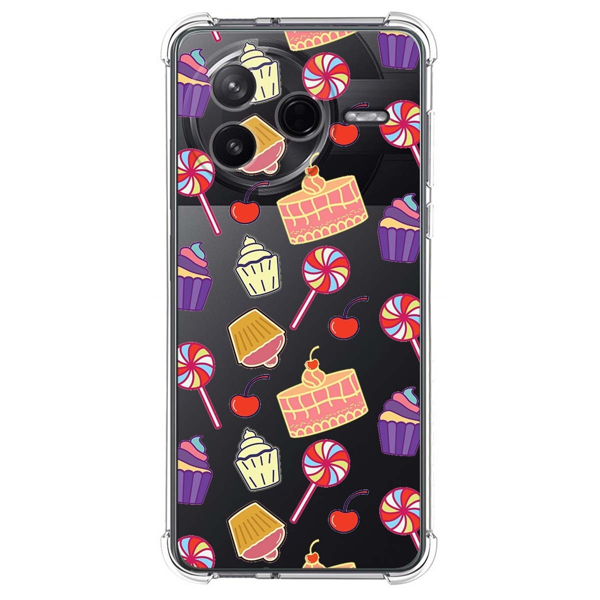 Funda Silicona Antigolpes para Xiaomi Poco F7 Pro 5G diseño Dulces 01 Dibujos