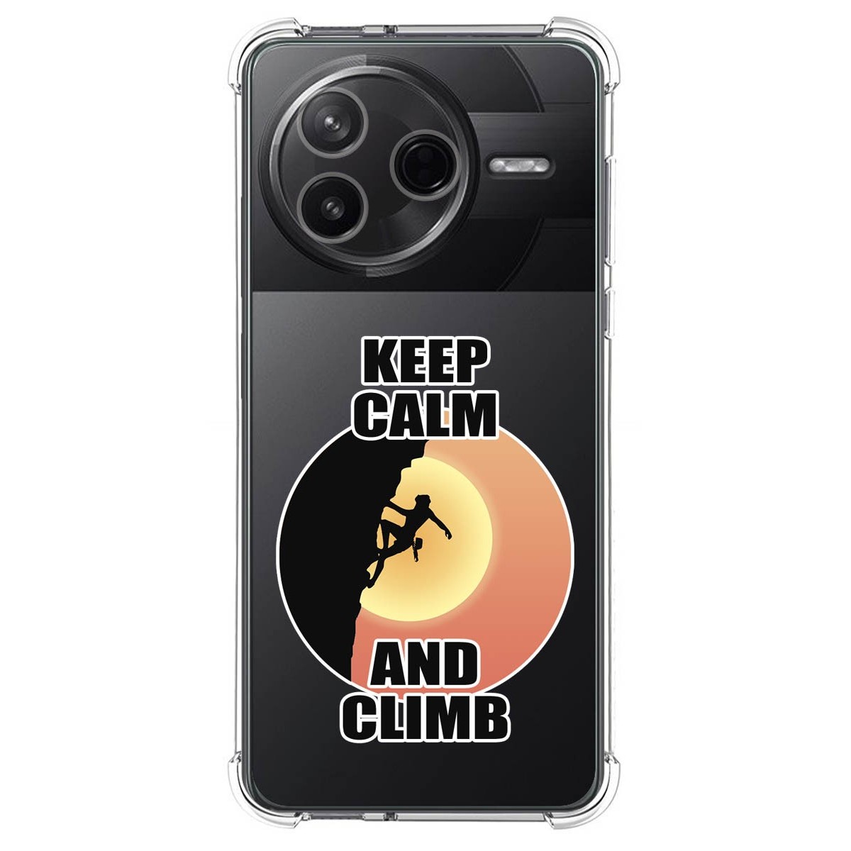 Funda Silicona Antigolpes para Xiaomi Poco F7 Pro 5G diseño Mujer Escalada Dibujos