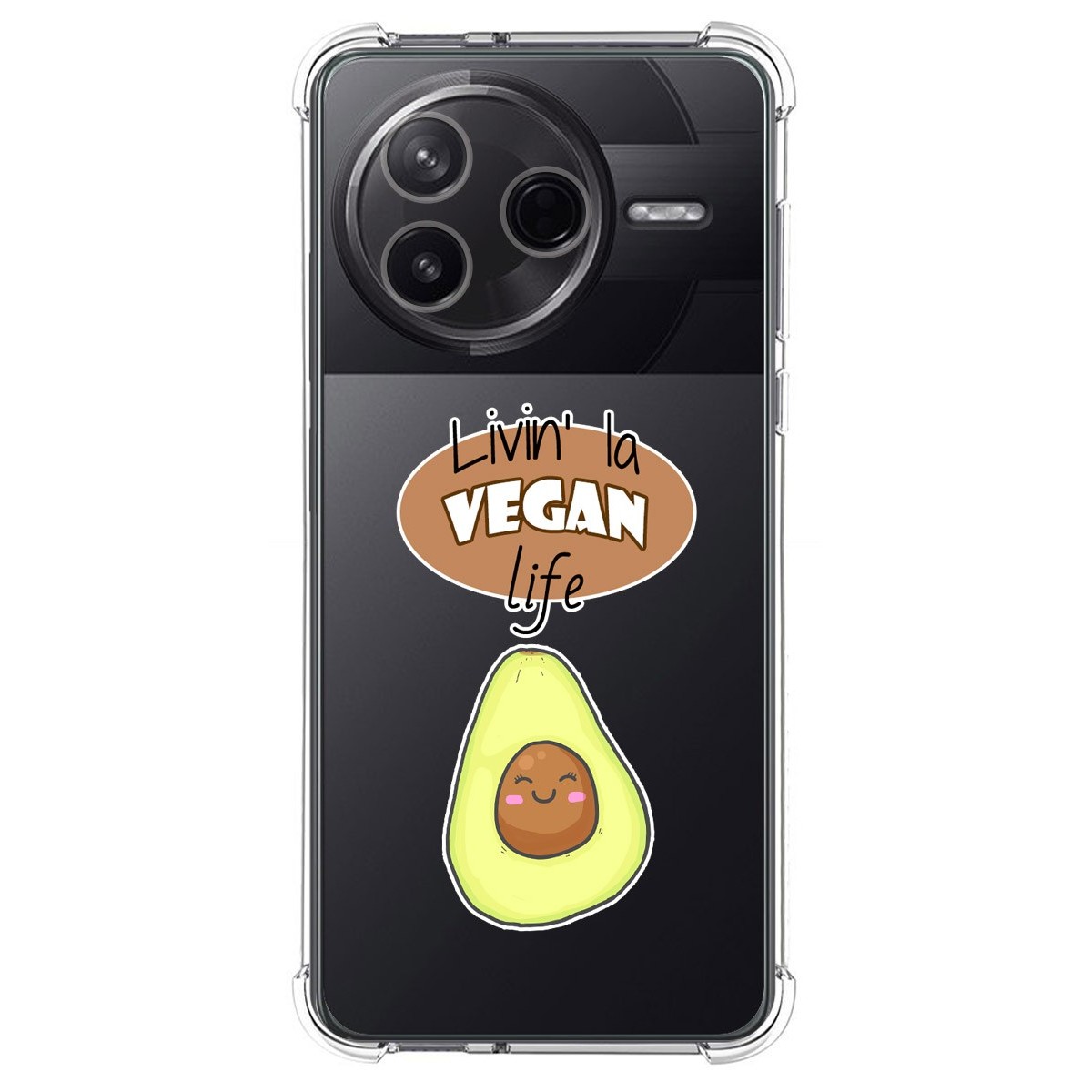 Funda Silicona Antigolpes para Xiaomi Poco F7 Pro 5G diseño Vegan Life Dibujos