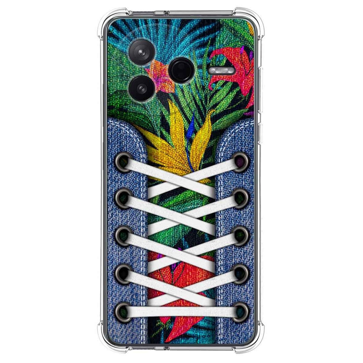 Funda Silicona Antigolpes para Xiaomi Poco F7 Pro 5G diseño Zapatillas 12 Dibujos