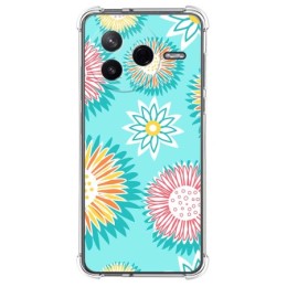 Funda Silicona Antigolpes para Xiaomi Poco F7 Pro 5G diseño Flores 05 Dibujos