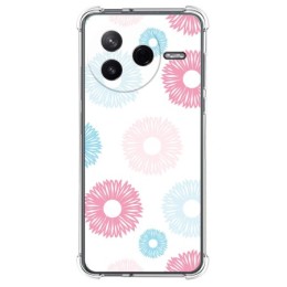Funda Silicona Antigolpes para Xiaomi Poco F7 Pro 5G diseño Flores 06 Dibujos