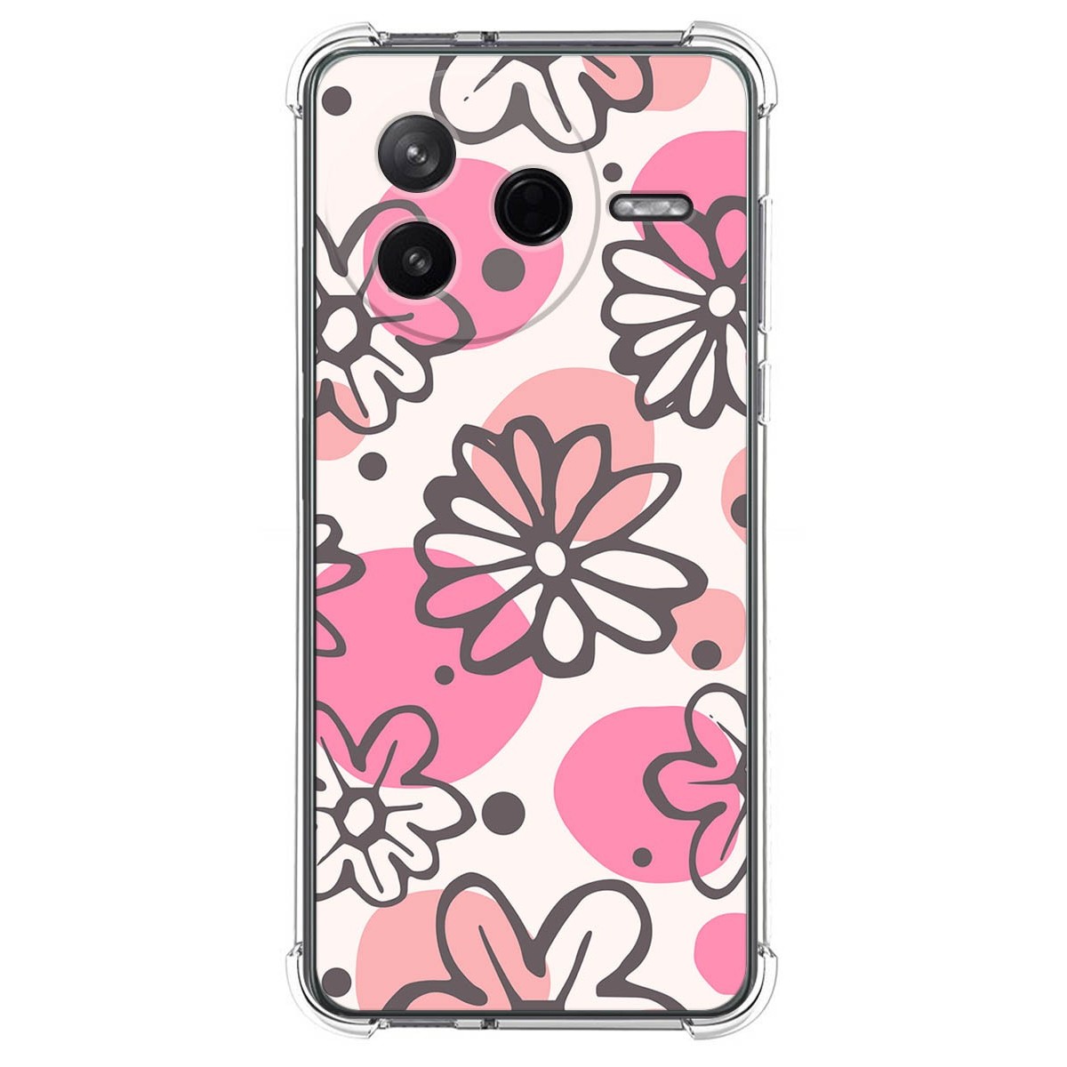 Funda Silicona Antigolpes para Xiaomi Poco F7 Pro 5G diseño Flores 09 Dibujos