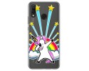 Funda Gel Transparente para Huawei P Smart Plus Diseño Unicornio Dibujos