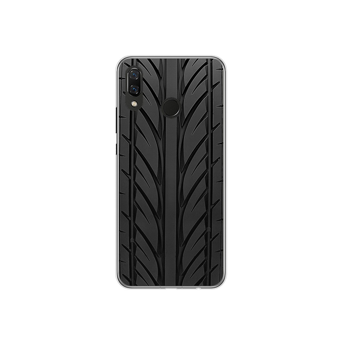 Funda Gel Tpu para Huawei P Smart Plus Diseño Neumatico Dibujos