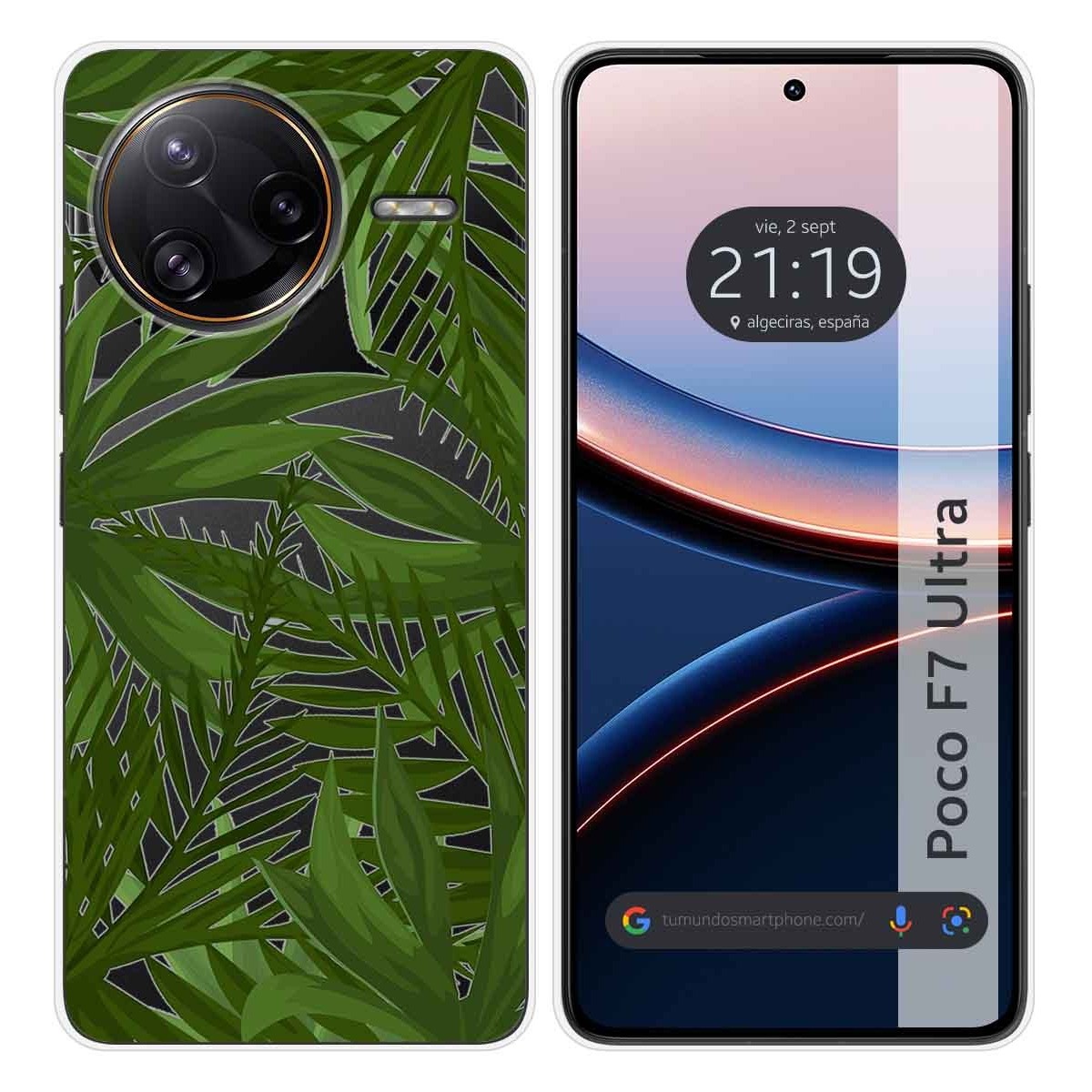 Funda Silicona Transparente para Xiaomi Poco F7 Ultra 5G diseño Jungla Dibujos