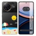 Funda Silicona Transparente para Xiaomi Poco F7 Ultra 5G diseño Playa Dibujos