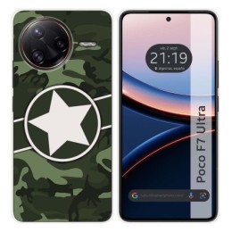 Funda Silicona para Xiaomi Poco F7 Ultra 5G diseño Camuflaje 01 Dibujos