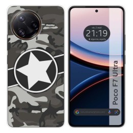 Funda Silicona para Xiaomi Poco F7 Ultra 5G diseño Camuflaje 02 Dibujos