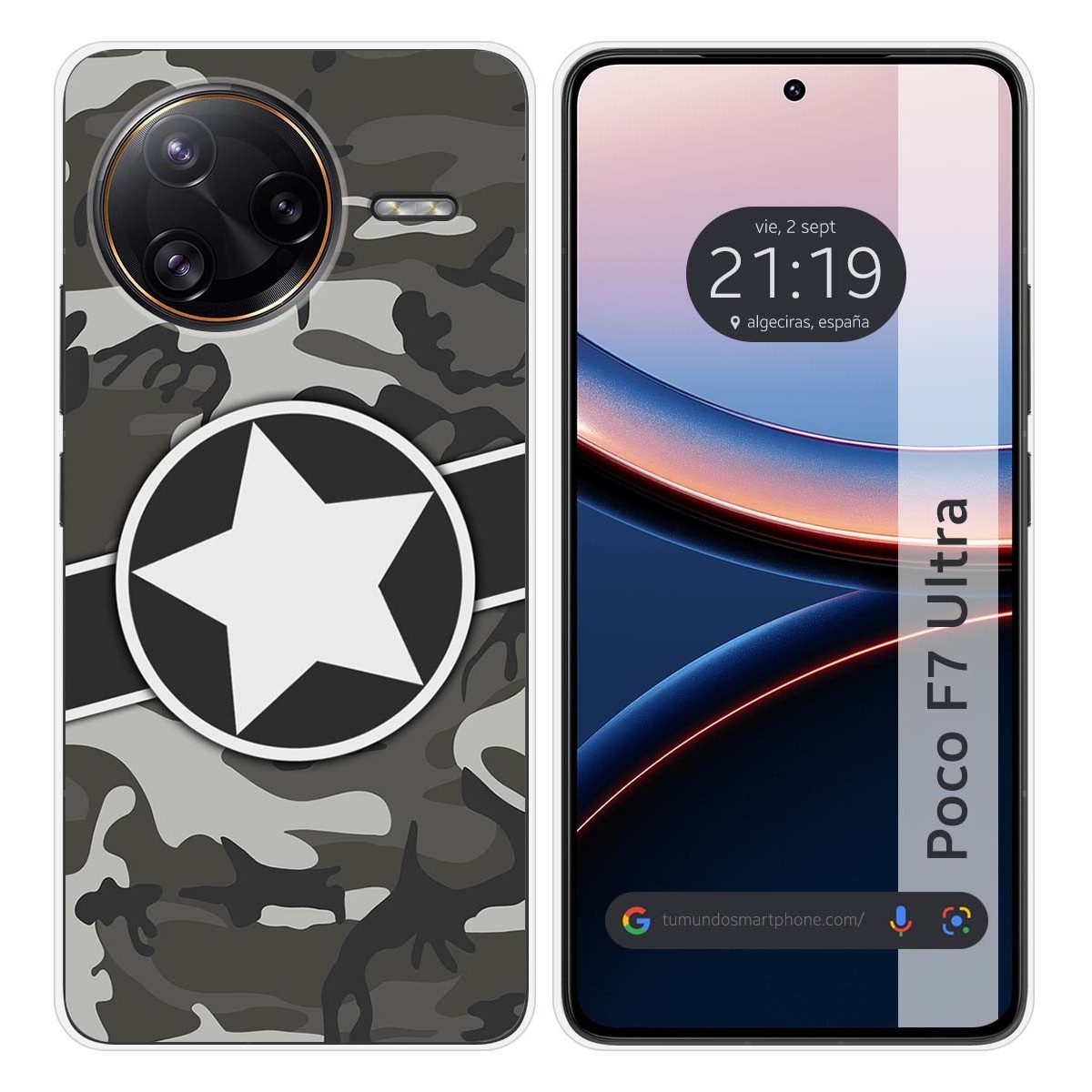 Funda Silicona para Xiaomi Poco F7 Ultra 5G diseño Camuflaje 02 Dibujos