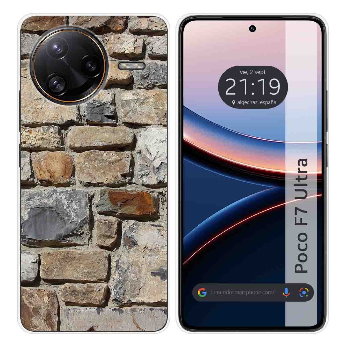 Funda Silicona para Xiaomi Poco F7 Ultra 5G diseño Ladrillo 03 Dibujos