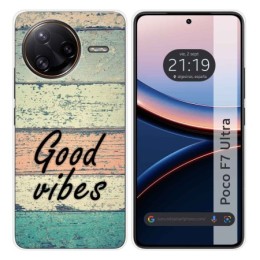 Funda Silicona para Xiaomi Poco F7 Ultra 5G diseño Madera 01 Dibujos