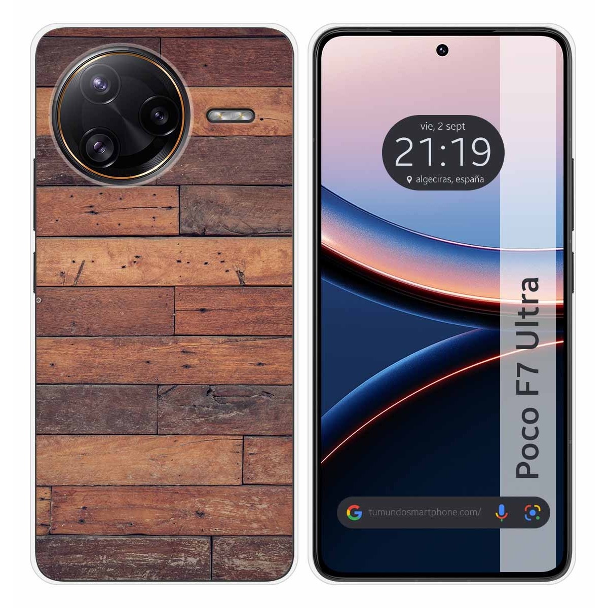 Funda Silicona para Xiaomi Poco F7 Ultra 5G diseño Madera 03 Dibujos