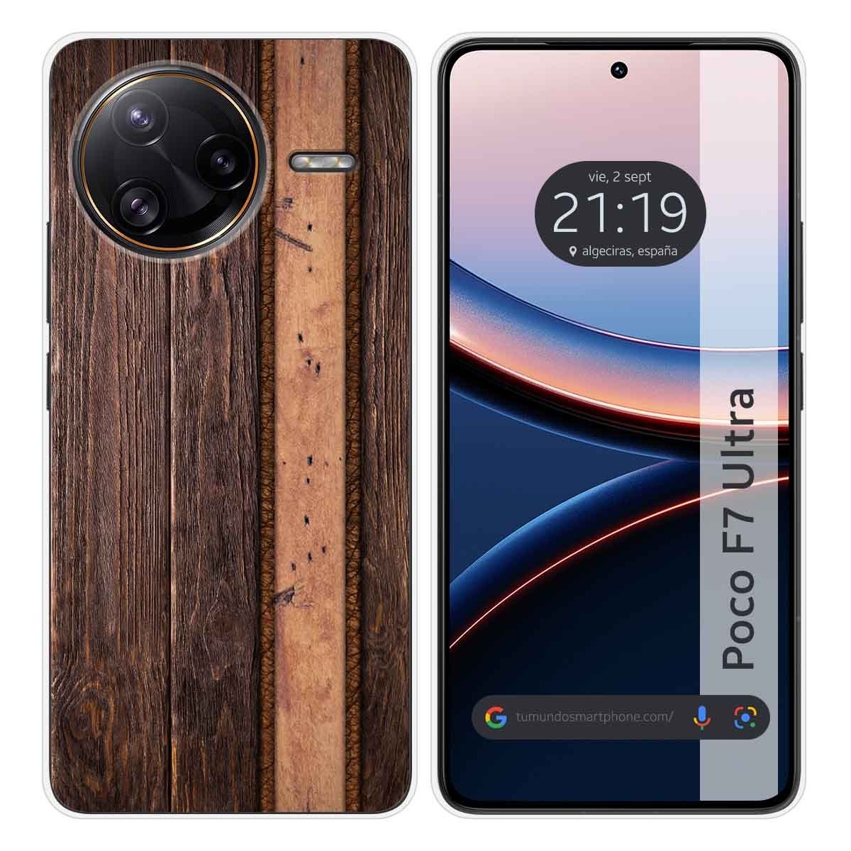 Funda Silicona para Xiaomi Poco F7 Ultra 5G diseño Madera 05 Dibujos