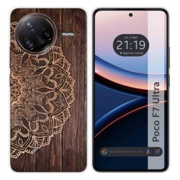 Funda Silicona para Xiaomi Poco F7 Ultra 5G diseño Madera 06 Dibujos