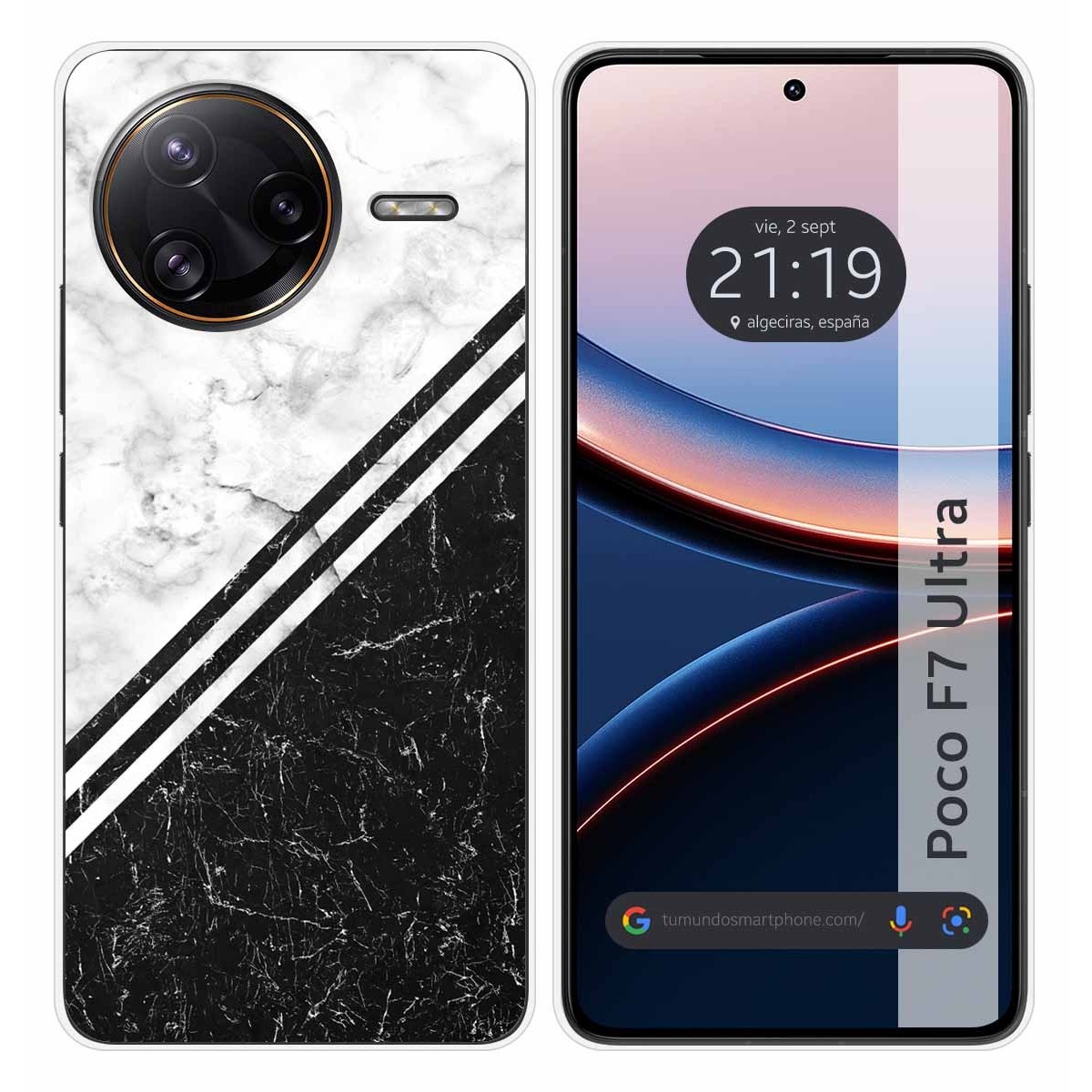 Funda Silicona para Xiaomi Poco F7 Ultra 5G diseño Mármol 01 Dibujos