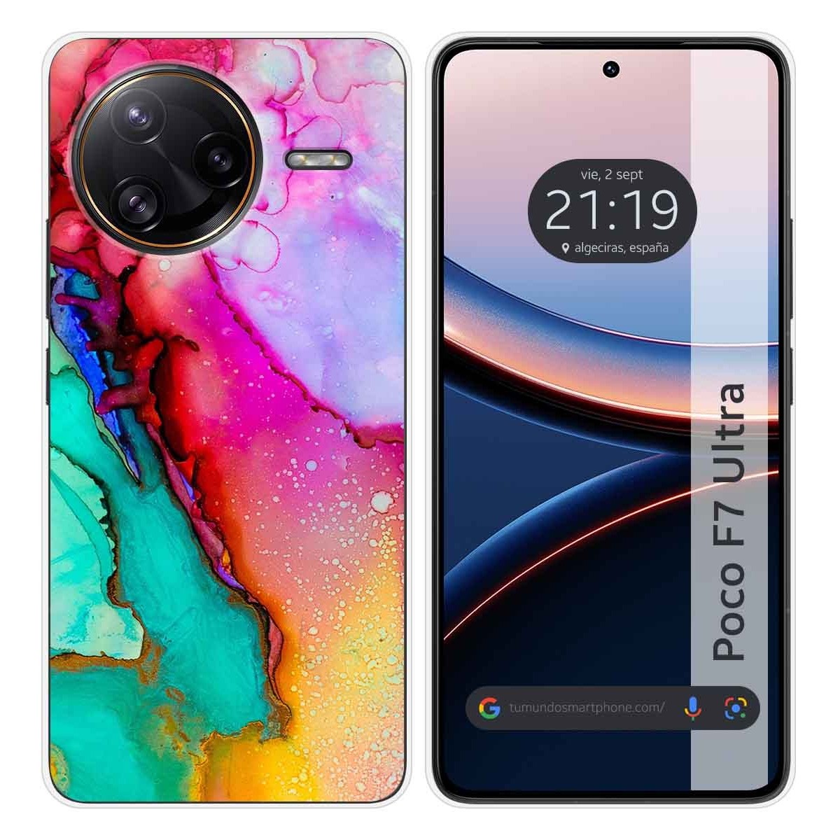 Funda Silicona para Xiaomi Poco F7 Ultra 5G diseño Mármol 15 Dibujos