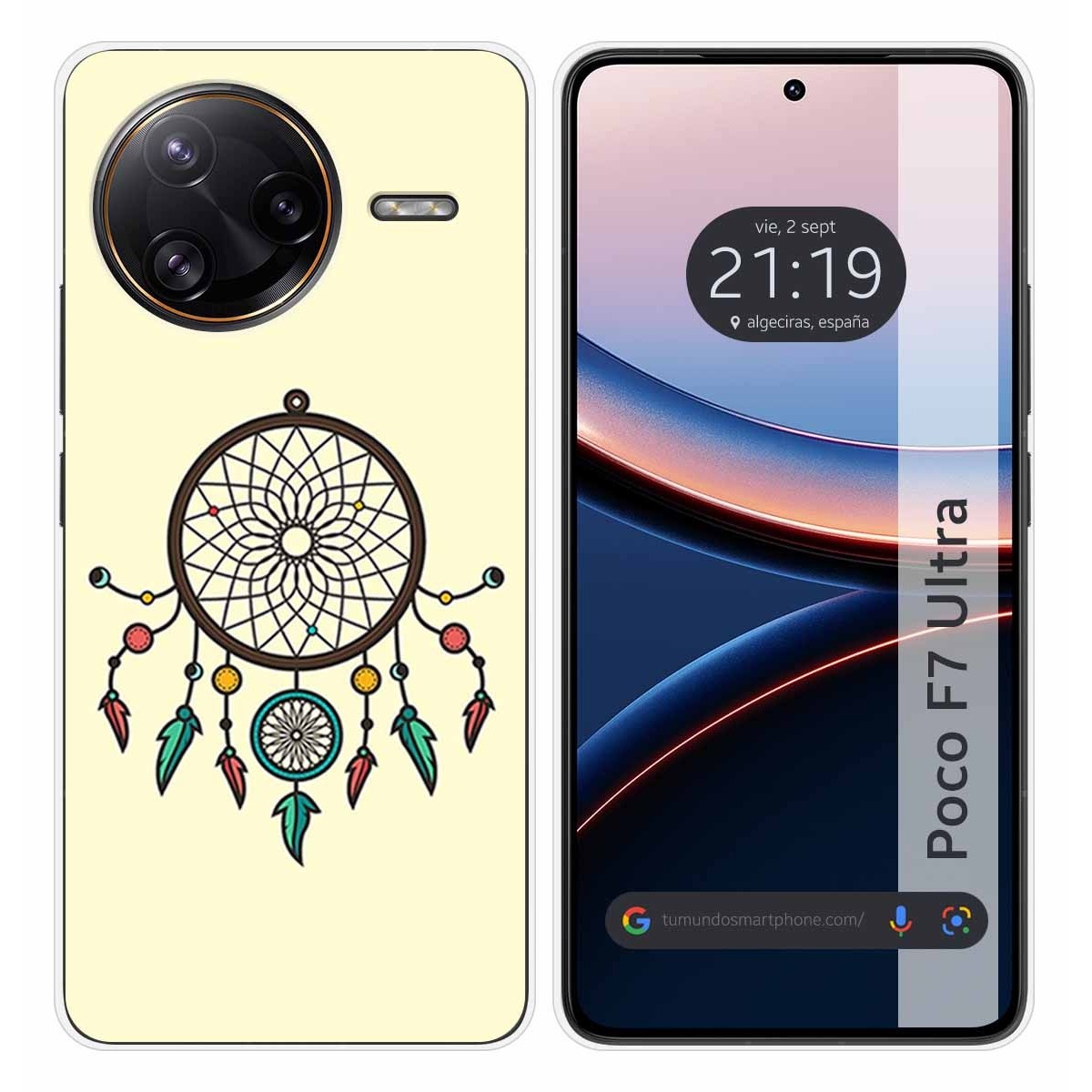 Funda Silicona para Xiaomi Poco F7 Ultra 5G diseño Atrapasueños Dibujos
