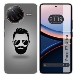 Funda Silicona para Xiaomi Poco F7 Ultra 5G diseño Barba Dibujos